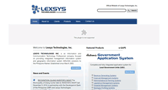 Desktop Screenshot of lexsystech.com